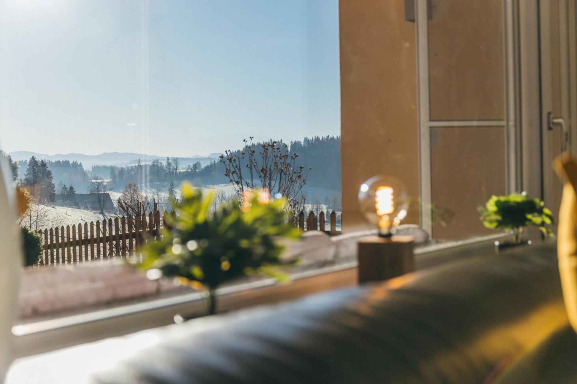 Ferienwohnung Alpenblick I Kamin I Private Sauna Wangen im Allgäu Eksteriør billede